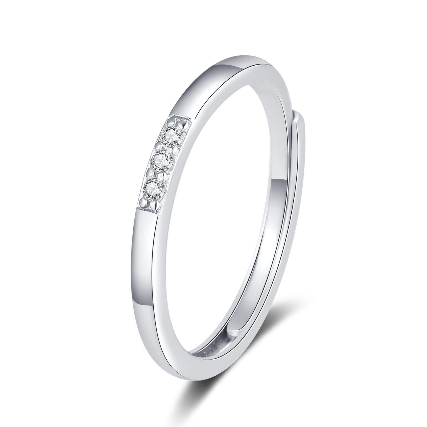 To My Daughter 3 Stone Ring