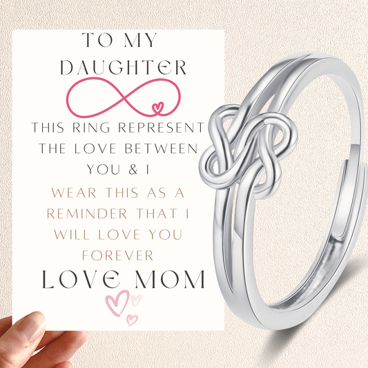 To My Daughter Infinity Love Ring