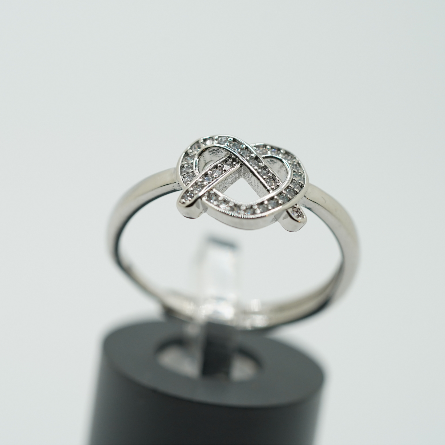 To My Daughter Heart Knot Love Ring