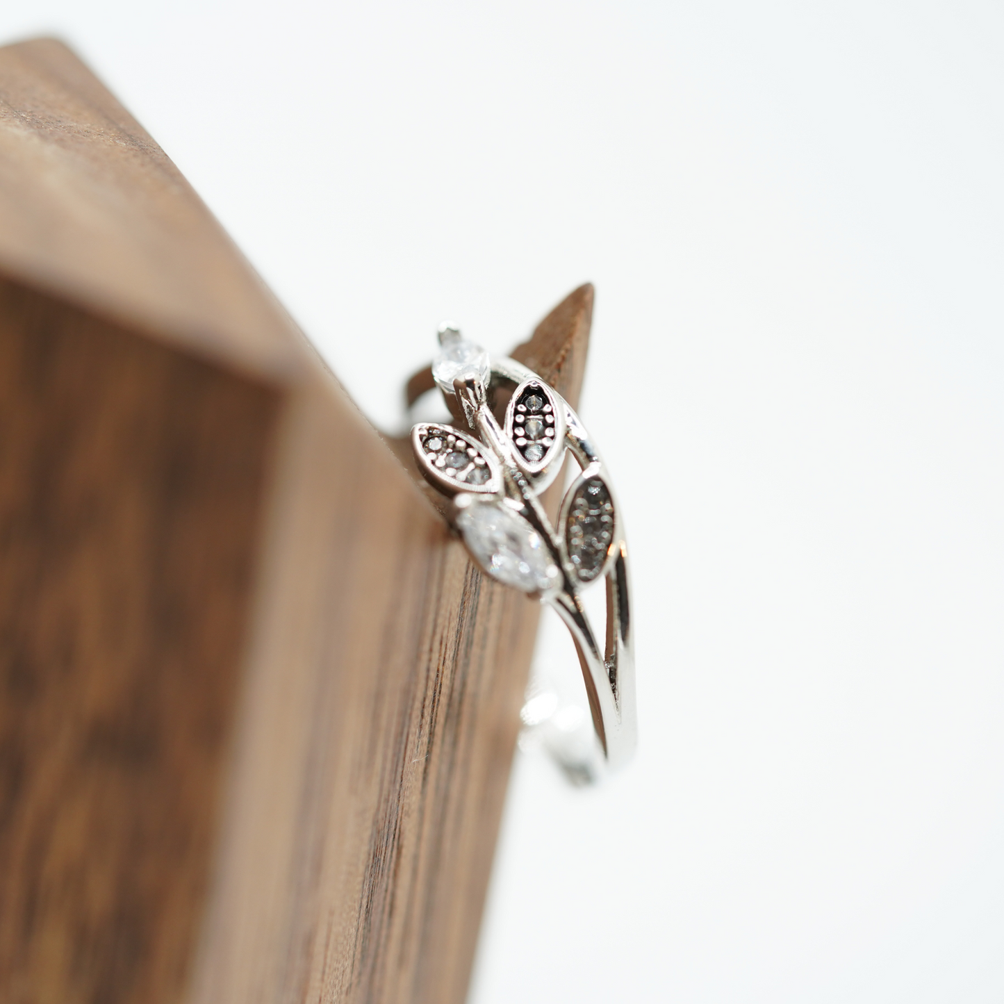 To My Daughter Leaf Pod Ring