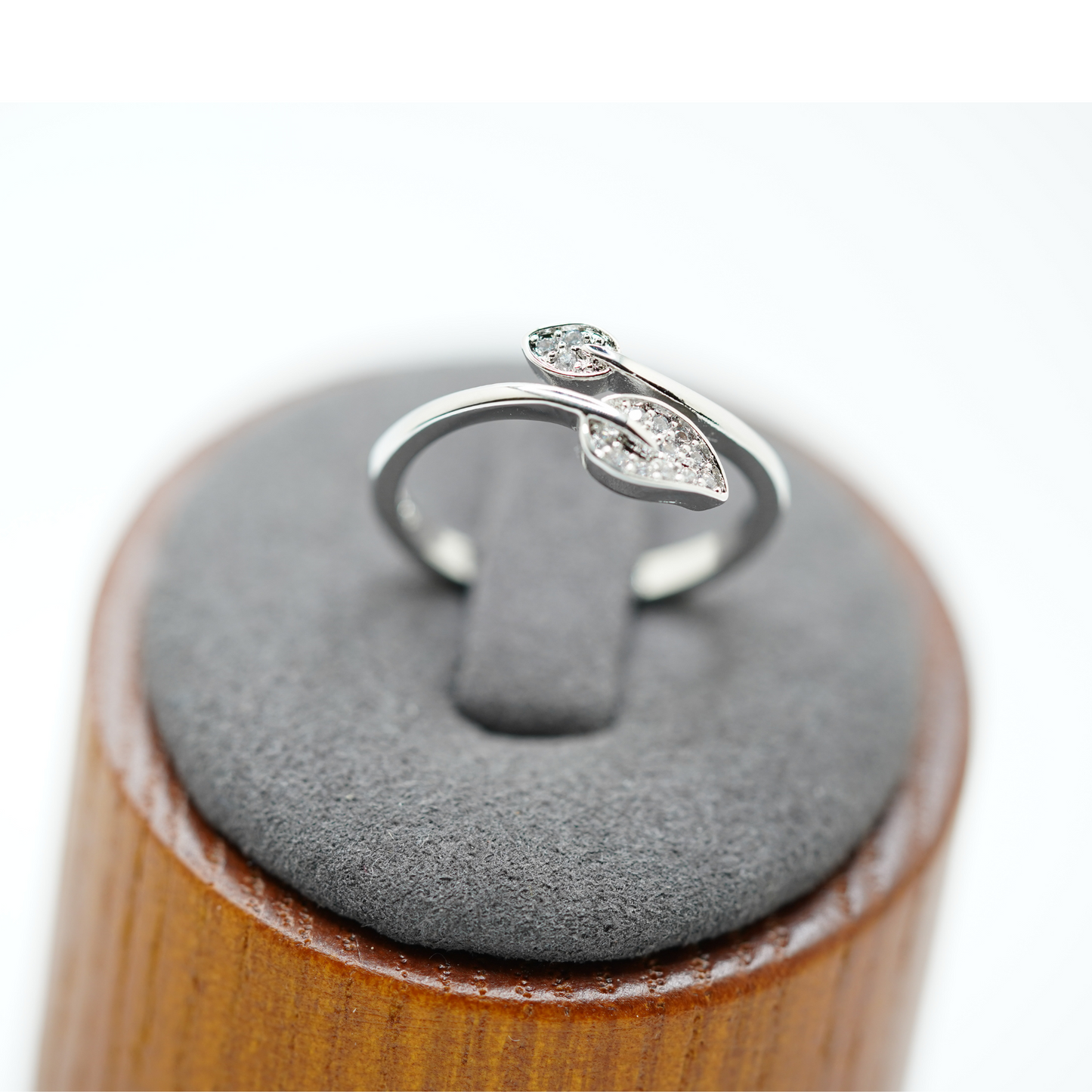 To My Daughter Big & Small Leaf Love Ring