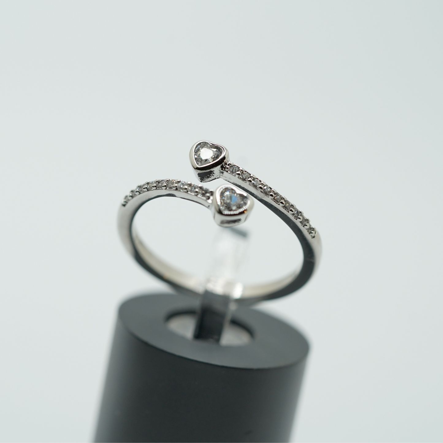 To My Daughter Twin Heart Love Ring