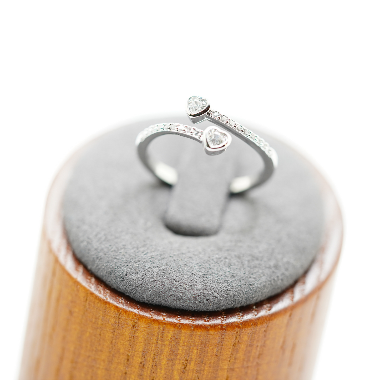 To My Daughter Twin Heart Love Ring