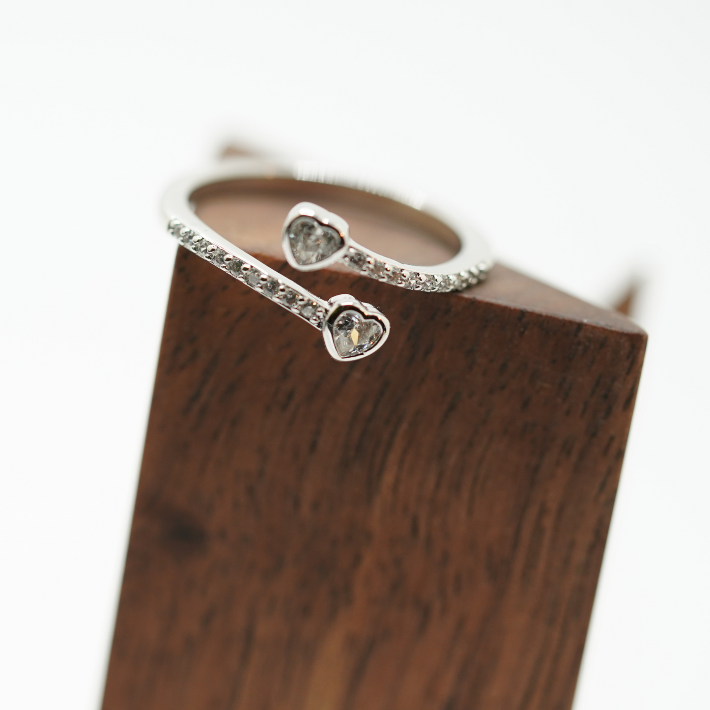 To My Daughter Twin Heart Love Ring