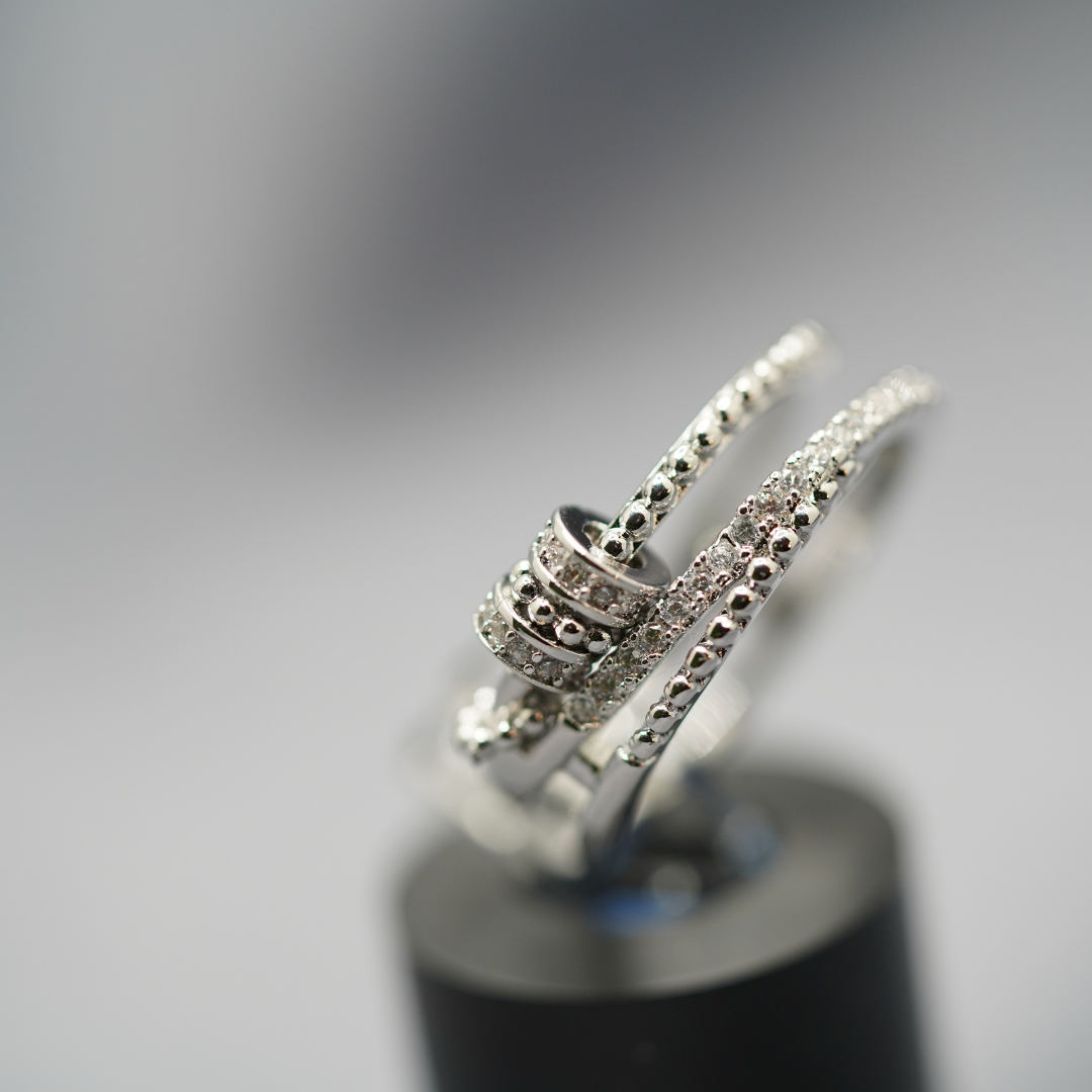 To My Daughter Butterfly Fidget Spinner Ring