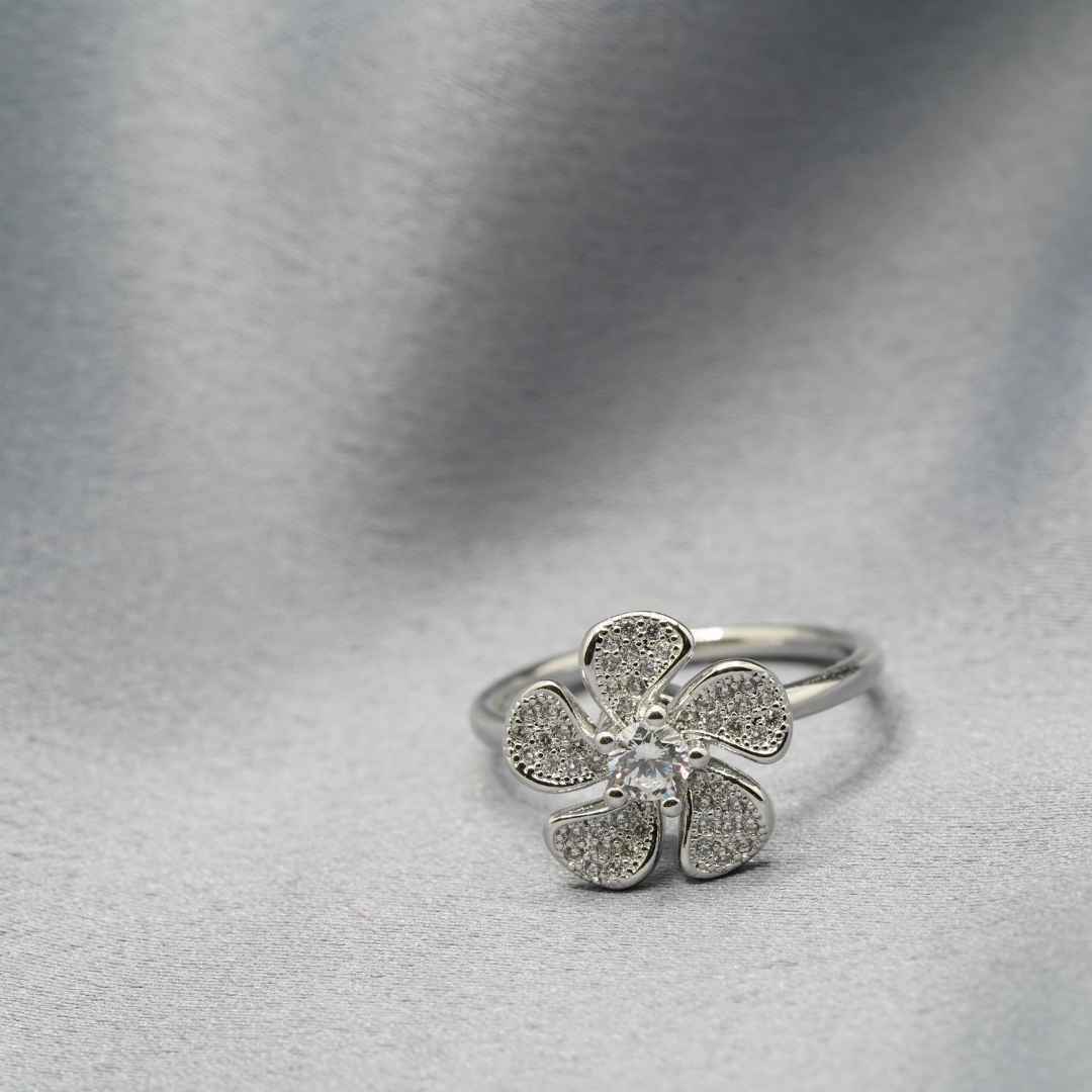 5 Clover Ring  | Upload Custom Photo