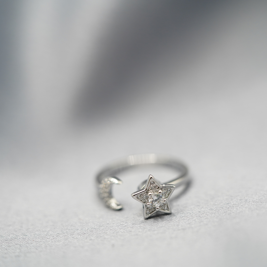 Star Moon Ring