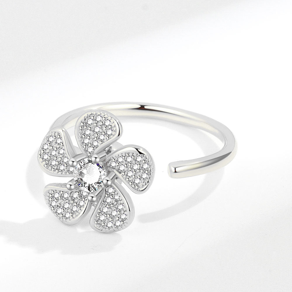 5 Clover Ring  | Upload Custom Photo