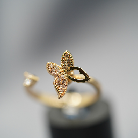 Missing Wing Butterfly Ring | Upload Custom Photo