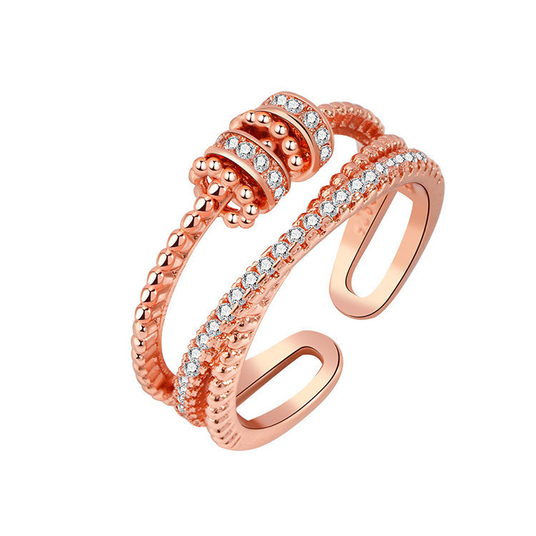 Spinning Ring(Rose Gold or Silver Colour) | Upload Custom Photo